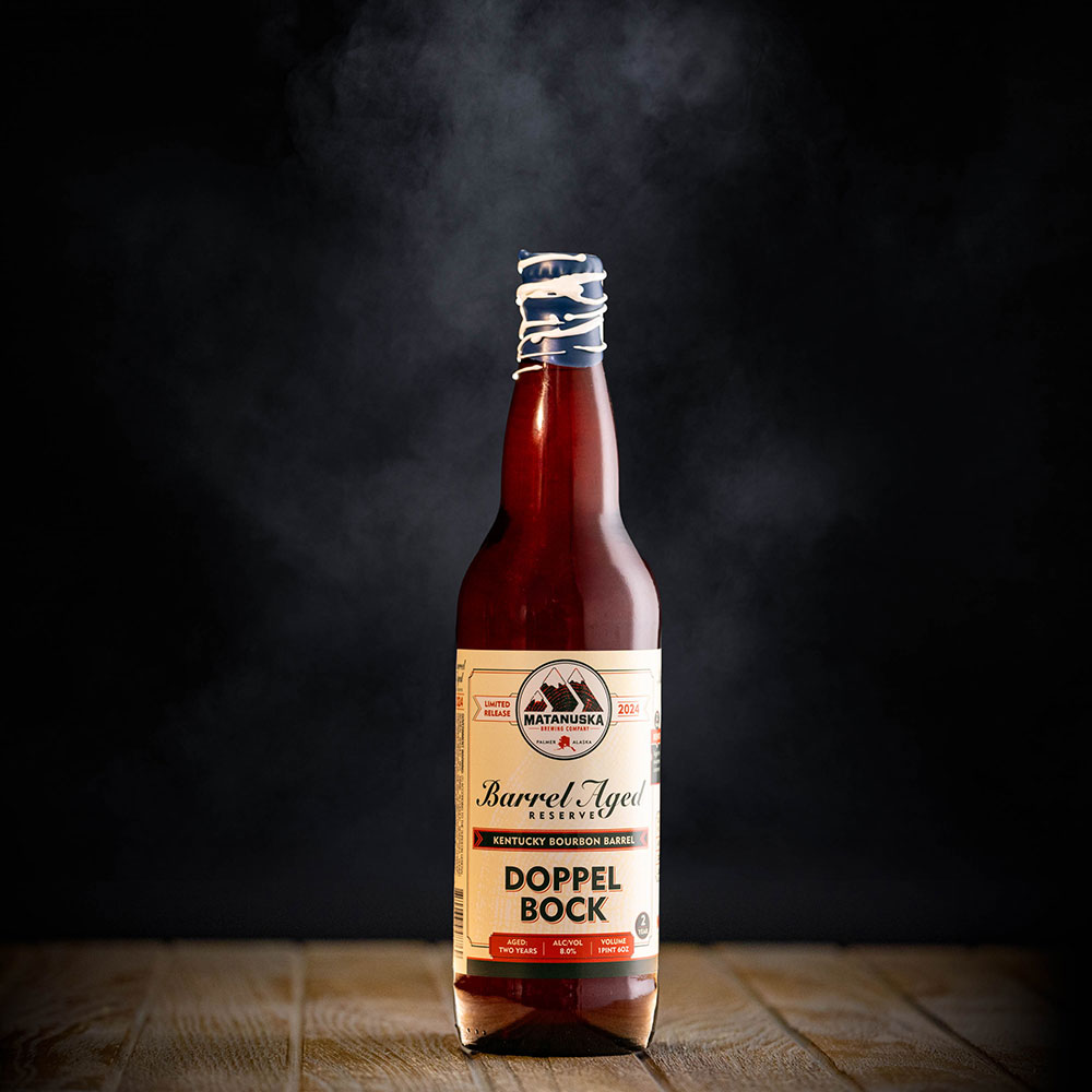 LIMITED RELEASE - 2024 BOURBON BARREL DOPPEL BOCK Matanuska Brewery, Palmer, Alaska, Bold, Wild, Beer