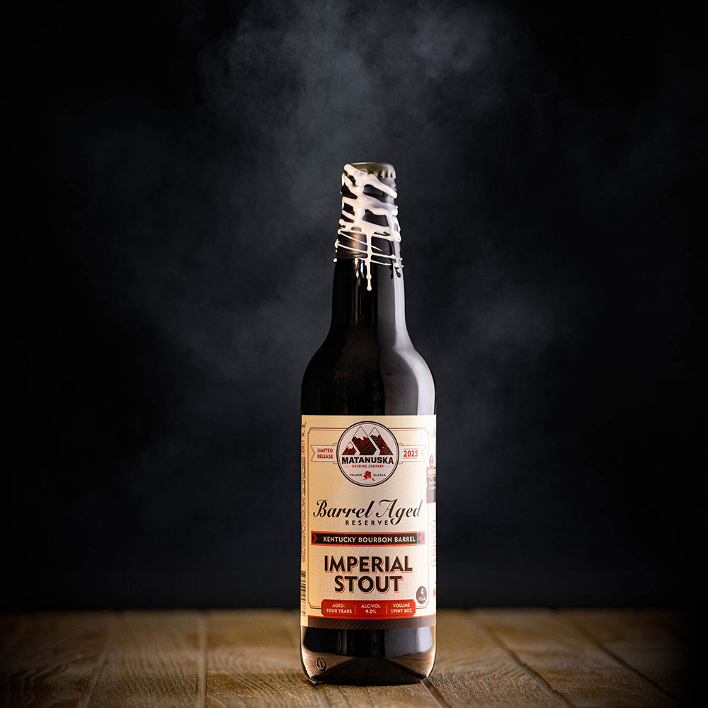 LIMITED RELEASE - 2025 IMPERIAL STOUT Matanuska Brewery, Palmer, Alaska, Bold, Wild, Beer