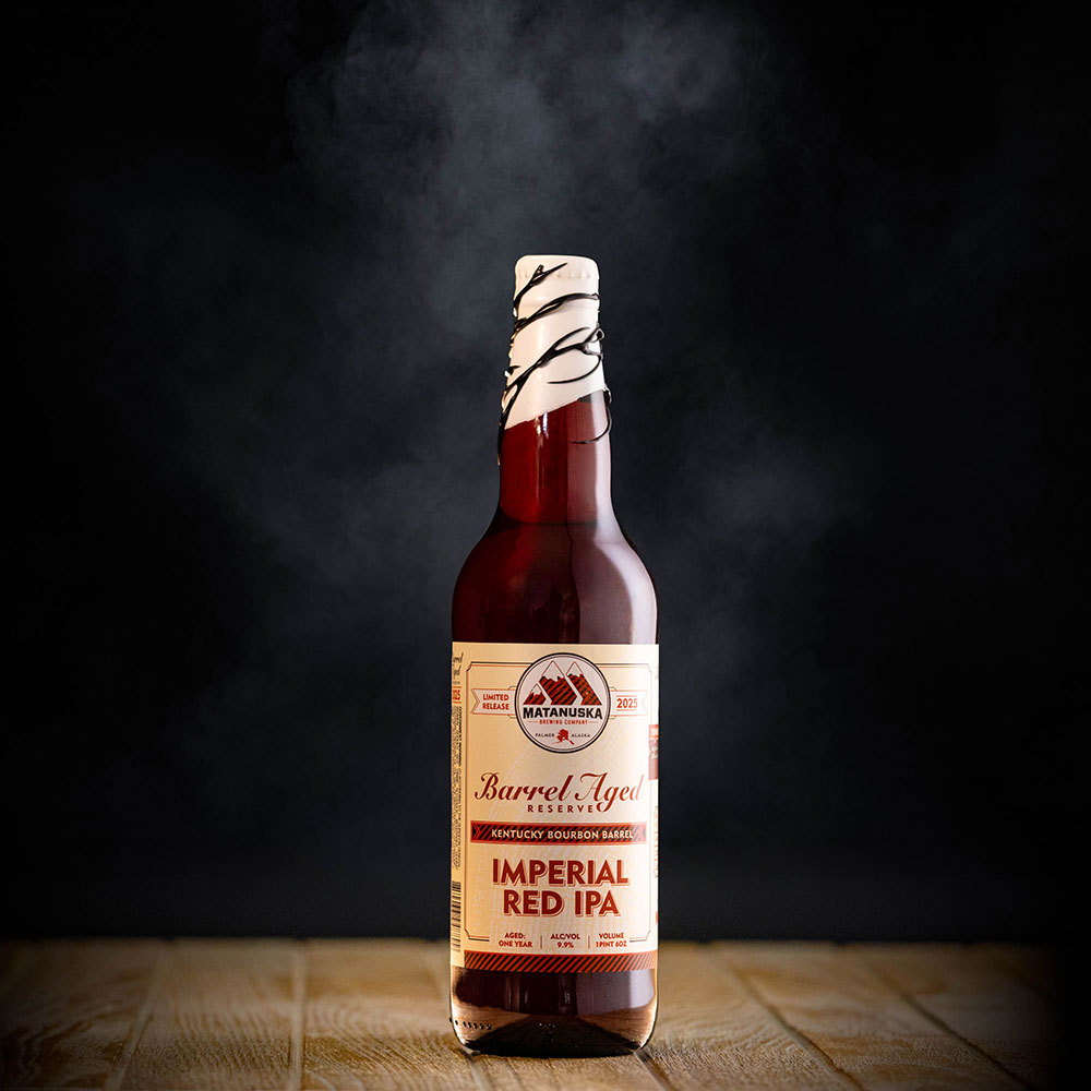 LIMITED RELEASE - 2025 IMPERIAL RED IPA Matanuska Brewery, Palmer, Alaska, Bold, Wild, Beer