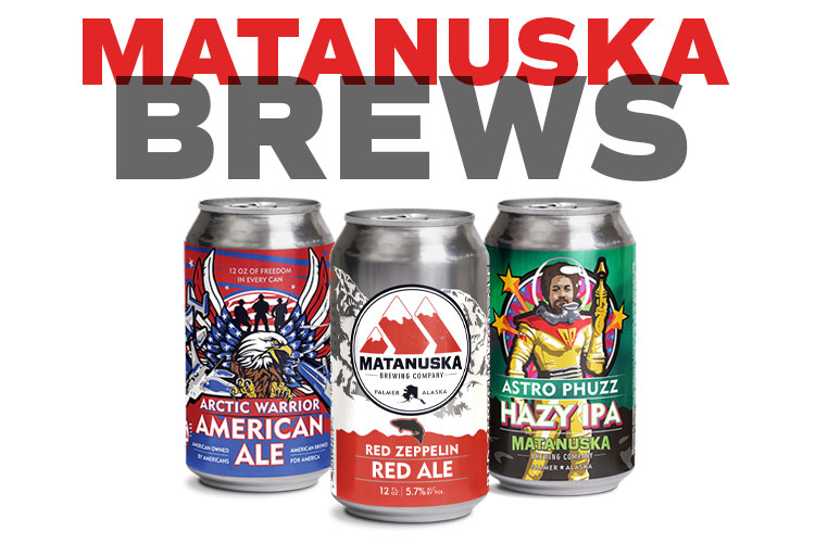 Matanuska Brewery, Palmer, Alaska, Bold, Wild, Beer, Matanuska Brews, Matanuska Sodas, Matanuska Cocktails, Glacier Brewhouse Beers, Seasonal Brews